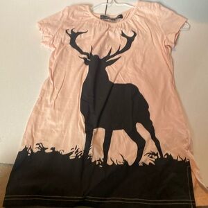 Vintage HAODUOYI Buck Deer T-shirt